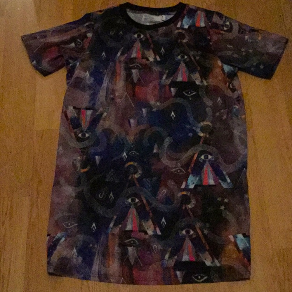 NWOT VTG Textile Federation Mystical T Shirt Dress - Picture 2 of 13